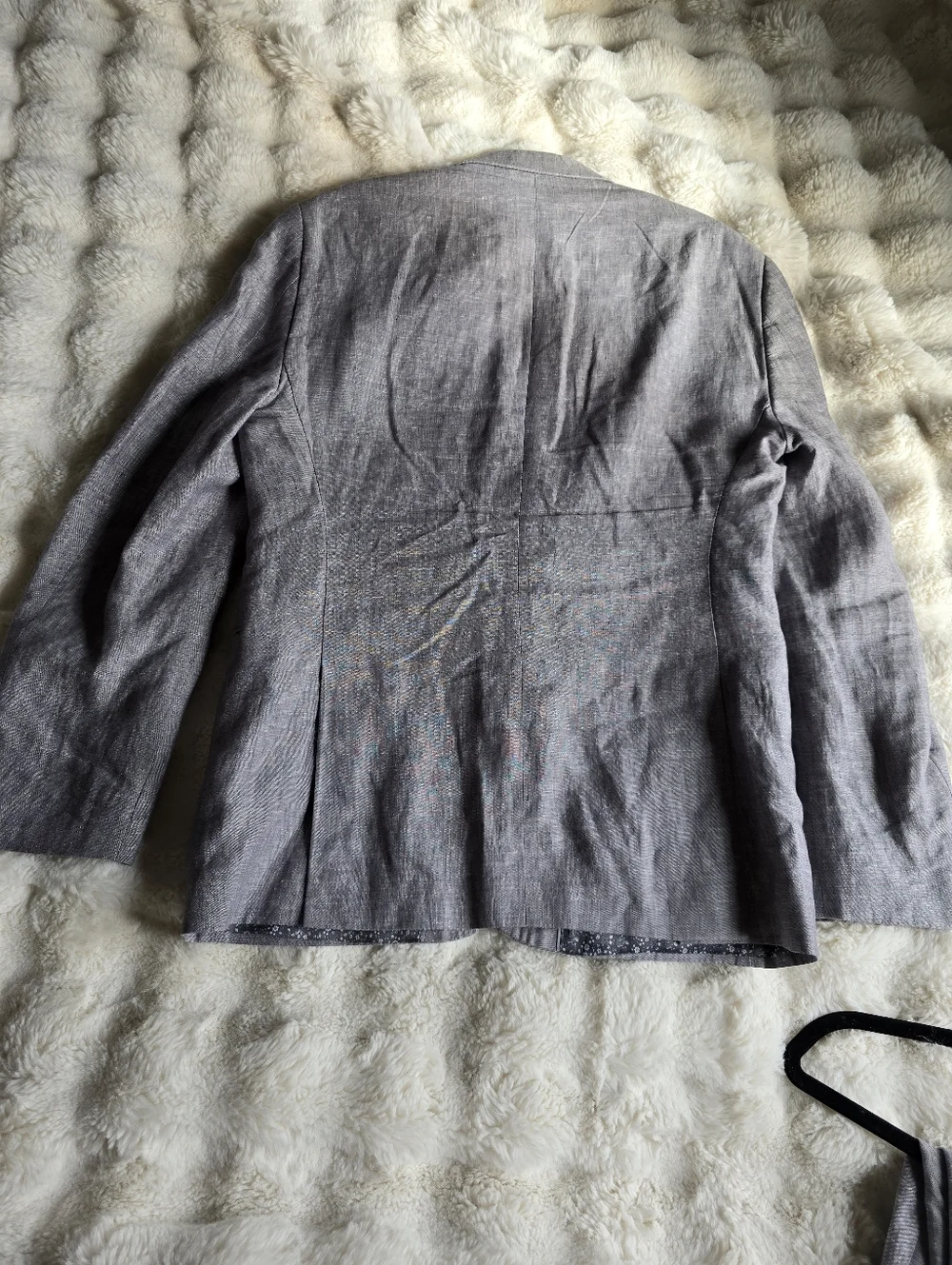 Bar III Men's Gray Linen Suit Set (Jacket 42RPants 3232) - Picture 3 of 9